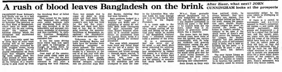 A rush of blood leaves Bangladesh on the&nbsp;brink