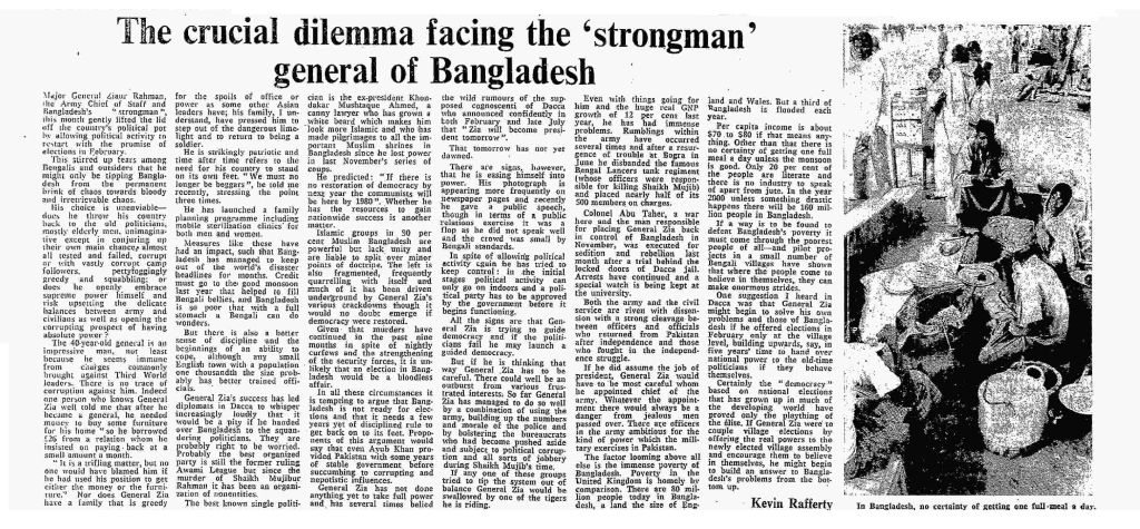 The crucial dilemma facing the ‘strongman’ general of&nbsp;Bangladesh